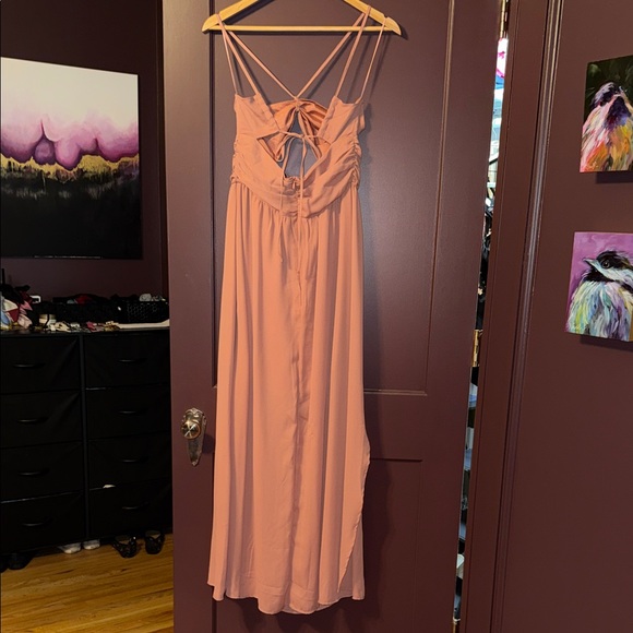 Boho maxi dress terra cotta rose (L) - Picture 6 of 6